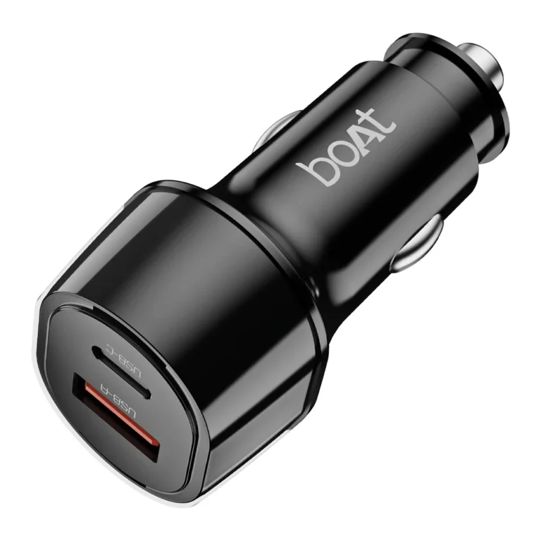 Boat 55w Car Charger Dual Port Pd & Qc Fast Charger