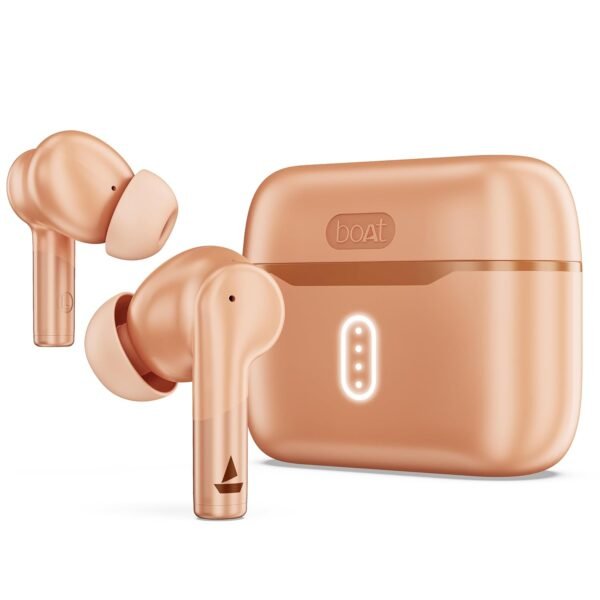 Boat Airdopes 141 Elite Anc Tws Earbuds | 42h Playback – Orange