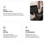 Boat Airdopes Proclip Open Ear Earbuds | 52h Playback
