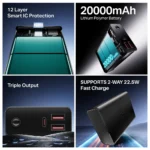Boat Energyshroom Pb 400 Pro 20000mah Fast Charging Power Bank