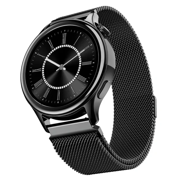 Boat Enigma Daze Smartwatch With Bluetooth Calling – Steel Black