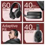 Boat Rockerz 412 Wireless Over Ear Headphones