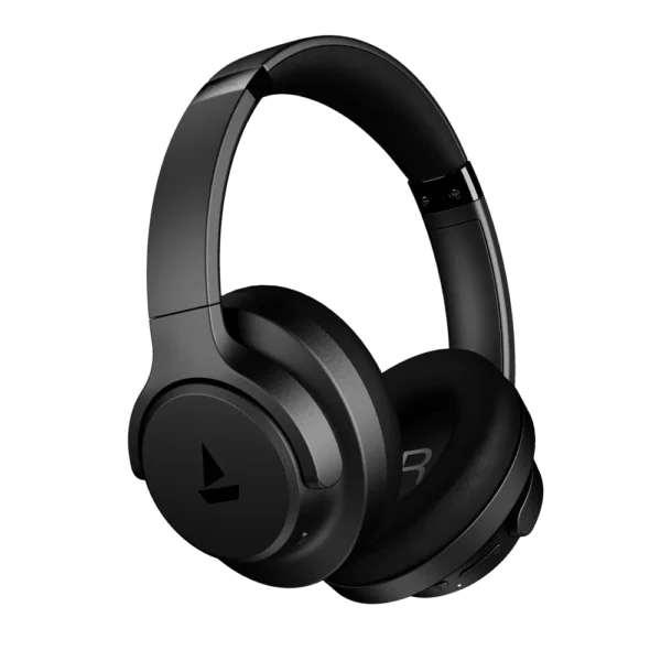 Boat Rockerz 512 Anc Wireless Over Ear Headphones – Black