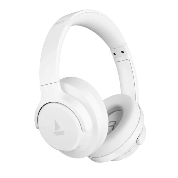 Boat Rockerz 512 Anc Wireless Over Ear Headphones – White