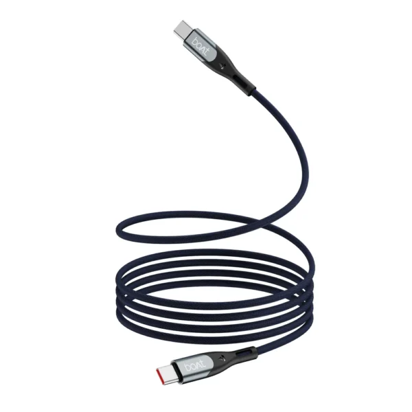 Boat Type C To C 65w Cable | Pd Fast Charging Cable – Ocean Blue