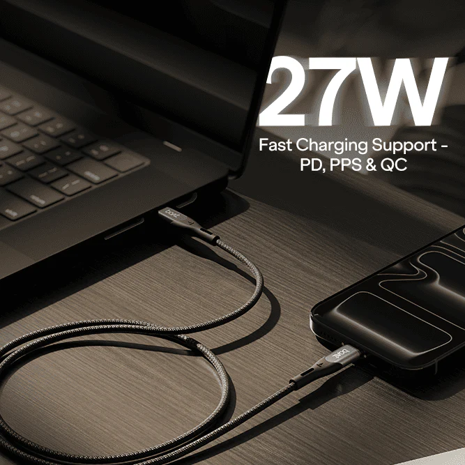 Boat Type C To L 27w Pd Fast Charging Cable (1.2m)