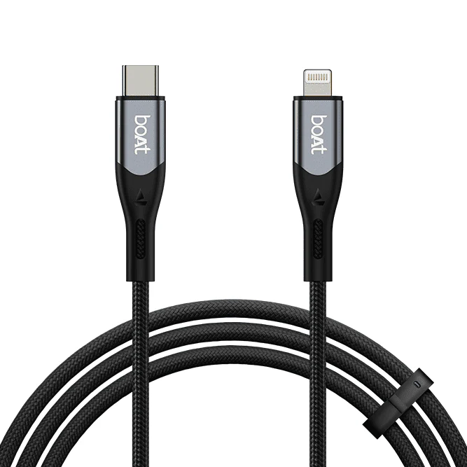 Boat Type C To L 27w Pd Fast Charging Cable (1.2m)