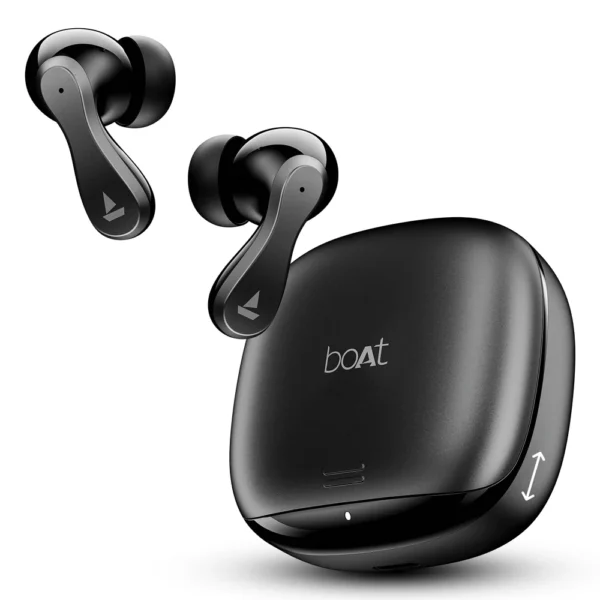 Boat Airdopes 313 75 Hours Playback 13mm Drivers Tws Earbuds – Carbon Black
