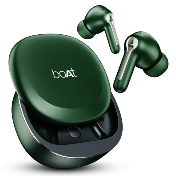 Boat Airdopes Prime 511 True Wireless Earbuds For Music And Calls – Gunmetal Green