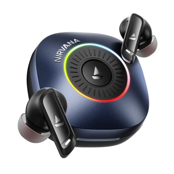 Boat Nirvana Crown Wireless Headphones With Anc – Sapphire Blue