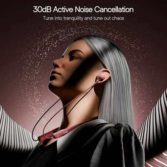 Boat Rockerz 210 Anc Wireless Neckband With Active Noise Cancellation