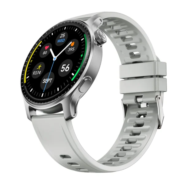Boat Ultima Prime Smartwatch With Amoled Display And Bluetooth Calling – Silver Mist
