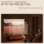 Boat Cinehead E1 Android Smart Projector With 150 Inch Display, 720p Hd Resolution