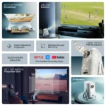 Boat Cinehead M1 Smart Projector Full Hd 1080p 200 Ansi Lumens 150 Inch