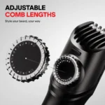 Boat Slazer S100 Cordless Beard Trimmer With 22 Length Settings, 0.5 10mm