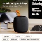Goboult Bassbox Rave Q5 Portable Bluetooth Speaker 5w Bluetooth 5.4 Ipx5 Dual Drivers Tws Black