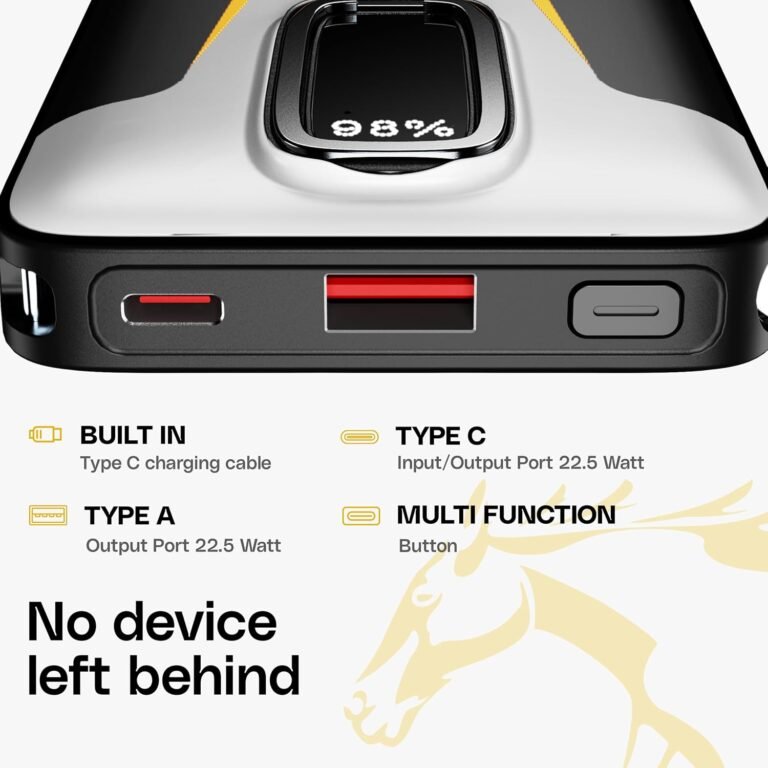 Goboult Mustang Ampvault V10 10000mah Power Bank With 15w Magsafe Wireless