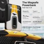 Goboult Mustang Ampvault V10 10000mah Power Bank With 15w Magsafe Wireless