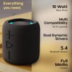 Goboult Rave Q10 Bluetooth Speaker With Up To 12 Hours Playtime, Bluetooth 5.4