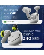 Goboult Z40 V2.0 Tws Earbuds With Bluetooth 5.4, 70 Hours Playback – Onyx Grey