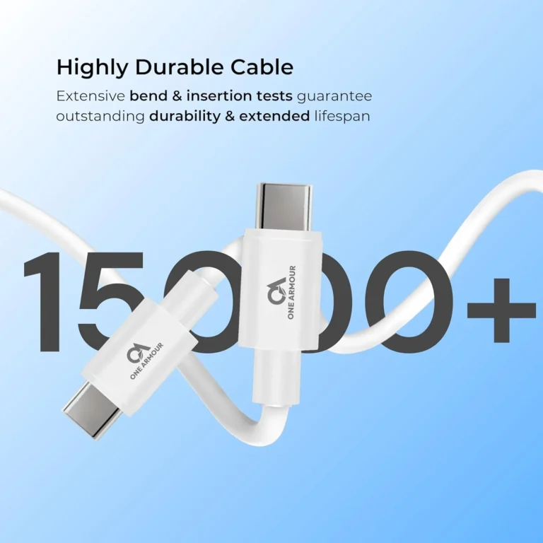 Onearmour Type C To Type C High Speed Data Cable For Charging & Data Transfer